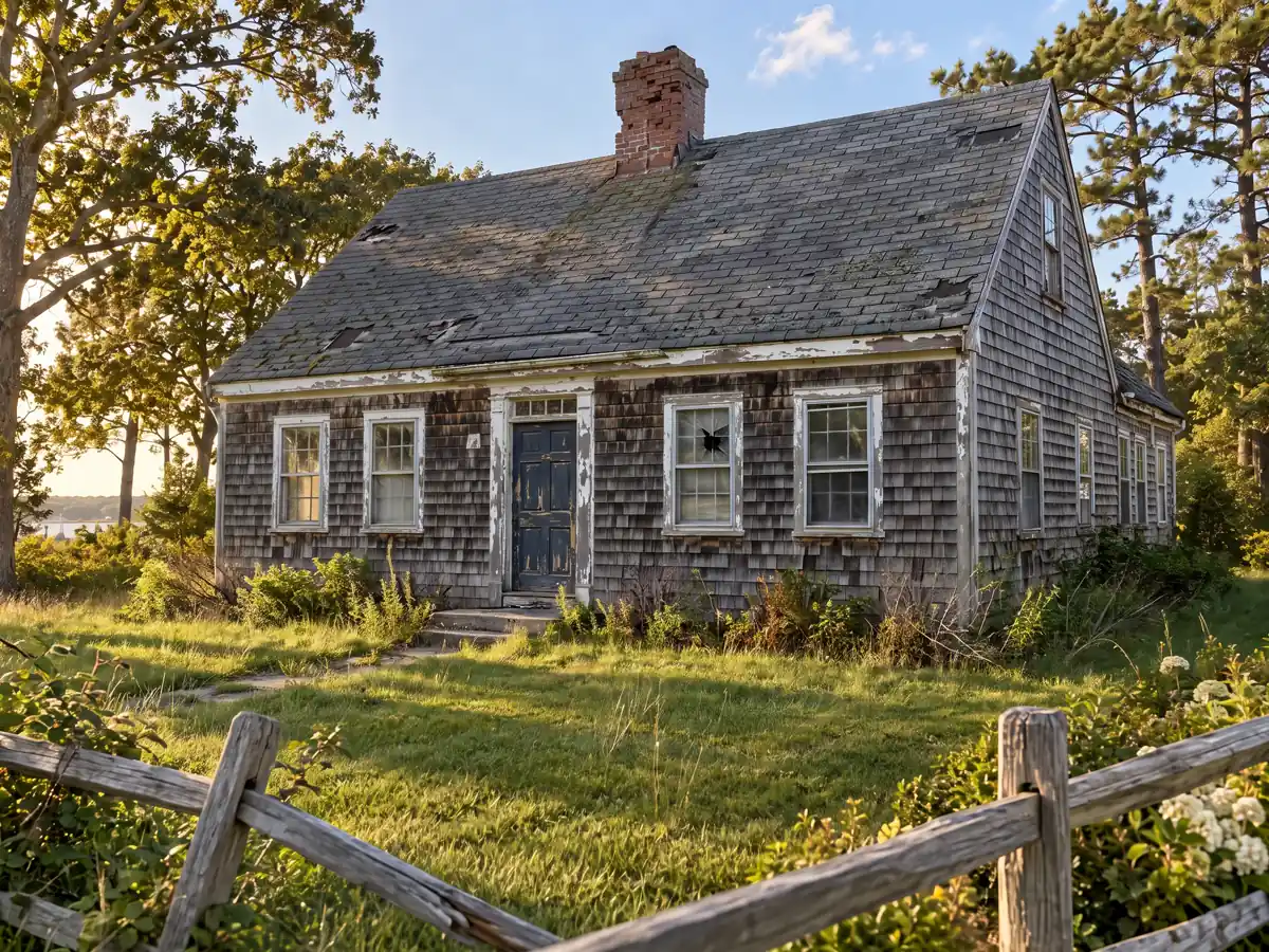 Concept before renovation: a weathered Island cottage
